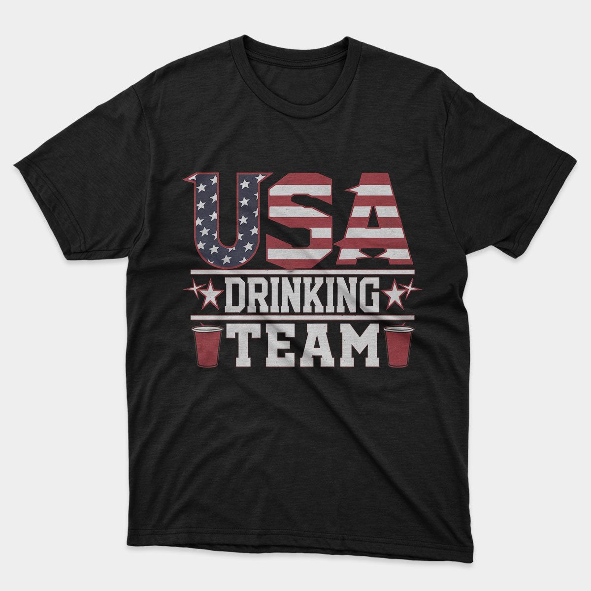 USA Drinking Team Funny Beer T-Shirt