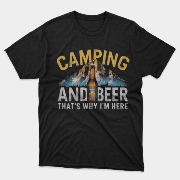 Camping and Beer T-shirt