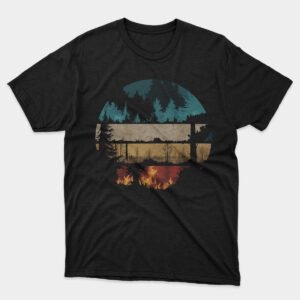Retro Forest Sleeveless T-shirt