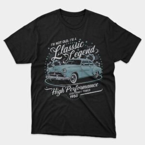 Vintage 1955 Birthday Classic Car T-Shirt